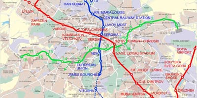 Ramani ya Bulgaria metro