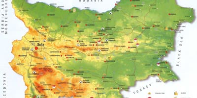 Bulgariska milima ya ramani