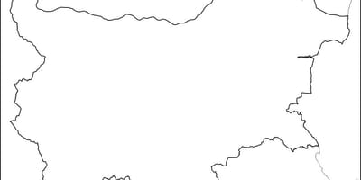 Ramani ya Bulgaria ramani muhtasari
