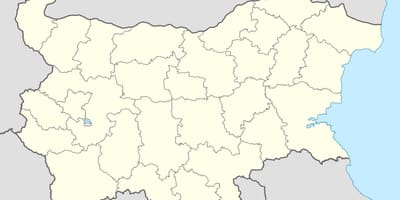 Ramani ya Bulgaria ramani vector